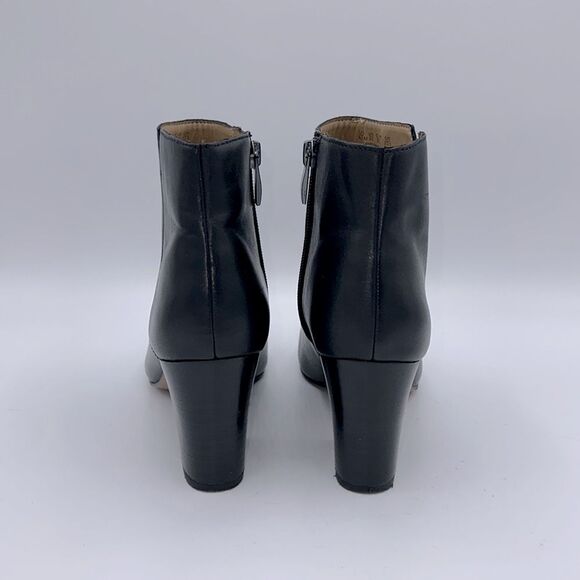 Franco Sarto Boots Size 6.5 Olympia Ankle Black Leather - Picture 5 of 11